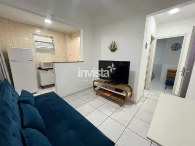 Apartamento com 1 Quarto para alugar, 60m² no Pompéia, Santos