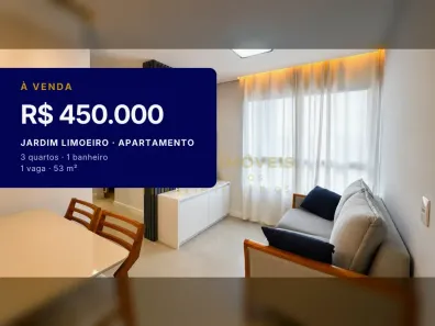Apartamento com 3 Quartos à venda, 53m² no Jardim Limoeiro, Serra