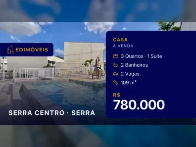 Casa com 3 Quartos à venda, 109m² no Serra Centro, Serra