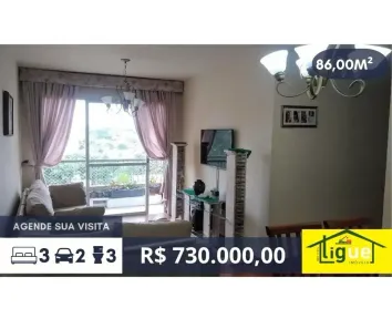 Apartamento com 3 Quartos à venda, 86m² no Vila São Francisco, São Paulo