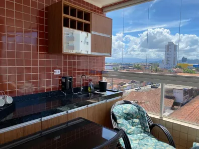 Apartamento com 2 Quartos para venda ou aluguel, 74m² no Aviação, Praia Grande
