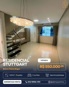 Casa de Condomínio com 2 Quartos à venda, 120m² no Flores, Manaus
