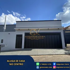 Casa com 3 Quartos para alugar, 195m² no Centro, Bebedouro