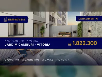 Apartamento com 3 Quartos à venda, 142m² no Jardim Camburi, Vitória