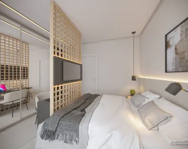 Apartamento com 1 Quarto à venda, 28m² no Coqueiros, Florianópolis