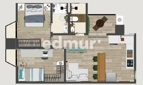 Apartamento com 2 Quartos à venda, 53m² no Jardim Utinga, Santo André