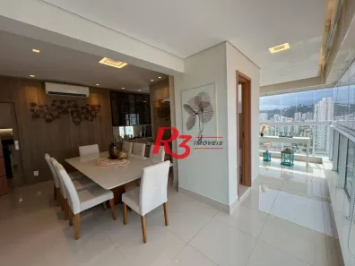 Apartamento com 3 Quartos para venda ou aluguel, 170m² no Boqueirão, Santos