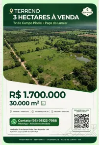 Lote/Terreno à venda, 30000m² no Pindaí, Paço do Lumiar