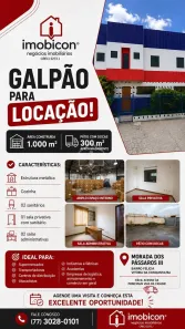 Imóvel Comercial para alugar, 1000m² no Felícia, Vitória da Conquista