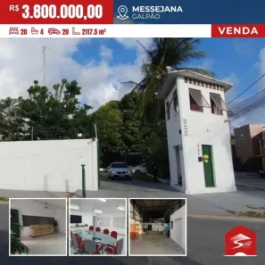 Galpão/Depósito/Armazém com 20 Quartos à venda, 2117m² no Messejana, Fortaleza