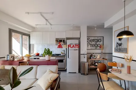 Flat com 1 Quarto para alugar, 45m² no Jardim Paulista, São Paulo