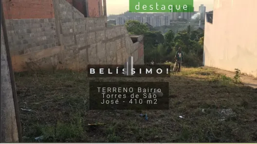 Lote/Terreno à venda, 410m² no Jardim Torres São José, Jundiaí