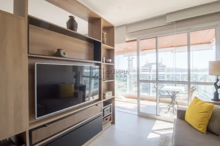 Apartamento com 1 Quarto para alugar, 50m² no Vila Gertrudes, São Paulo