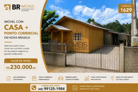 Casa com 2 Quartos à venda, 76m² no Mirim, Imbituba