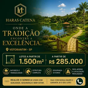 Lote/Terreno à venda, 1500m² no Carafá, Votorantim