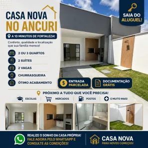 Casa com 2 Quartos à venda, 100m² no Pedras, Fortaleza