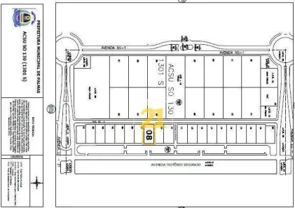 Lote/Terreno à venda, 1860m² no Plano Diretor Sul, Palmas