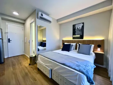 Apartamento com 1 Quarto para alugar, 25m² no Vila Cordeiro, São Paulo