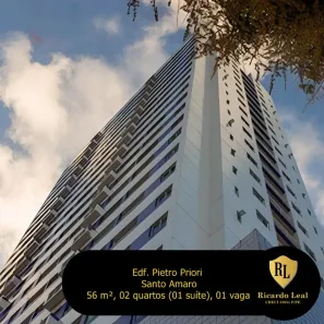 Apartamento com 2 Quartos para alugar, 56m² no Santo Amaro, Recife