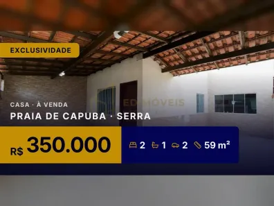 Casa com 2 Quartos à venda, 59m² no Praia de Capuba, Serra