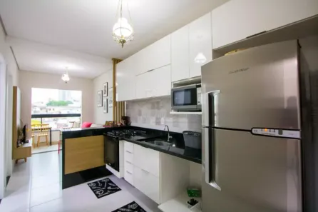 Apartamento com 2 Quartos para alugar, 47m² no Vila Floresta, Santo André