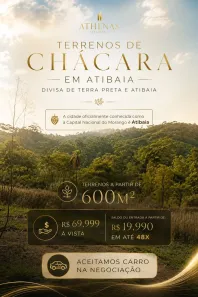 Lote/Terreno à venda, 600m² no Atibaia Jardim, Atibaia