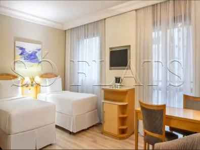 Flat com 1 Quarto à venda, 43m² no Higienópolis, São Paulo