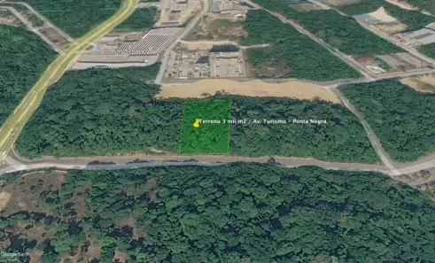 Lote/Terreno à venda, 3000m² no Ponta Negra, Manaus