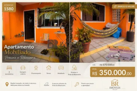 Apartamento com 2 Quartos à venda, 55m² no Ribanceira, Imbituba