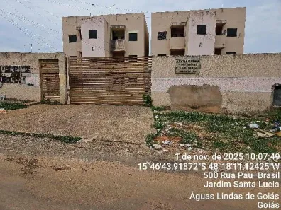 Apartamento com 2 Quartos à venda, 52m² no Jardim Santa Lúcia, Águas Lindas de Goiás