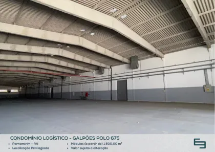 Galpão/Depósito/Armazém para alugar, 1500m² no Parque de Exposições, Parnamirim