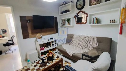 Apartamento com 2 Quartos à venda, 59m² no Pompéia, Santos