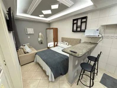 Apartamento com 1 Quarto para alugar, 25m² no Ponta da Praia, Santos
