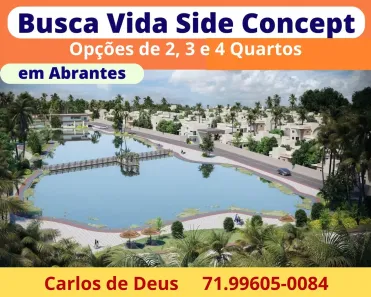 Casa de Condomínio com 2 Quartos à venda, 70m² no Nova Abrantes (Abrantes), Camaçari