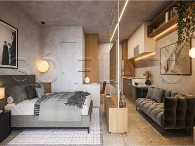 Flat com 1 Quarto à venda, 18m² no Centro, Guarulhos