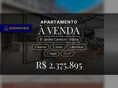 Apartamento com 2 Quartos à venda, 172m² no Jardim Camburi, Vitória