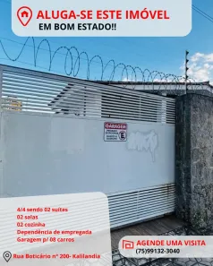 Casa com 4 Quartos para alugar, 750m² no Centro, Feira de Santana