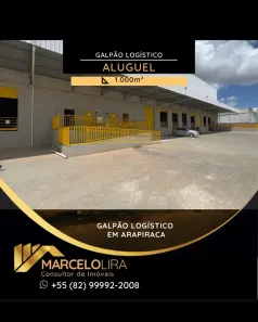 Galpão/Depósito/Armazém para alugar, 1000m² no Guaribas, Arapiraca