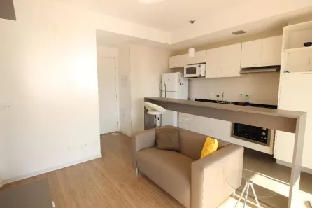 Apartamento com 1 Quarto para alugar, 47m² no Cidade Monções, São Paulo