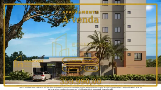 Apartamento com 2 Quartos à venda, 76m² no Conjunto Jacaraípe, Serra