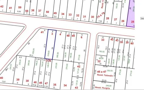 Lote/Terreno à venda, 218m² no Parque das Nações, Santo André