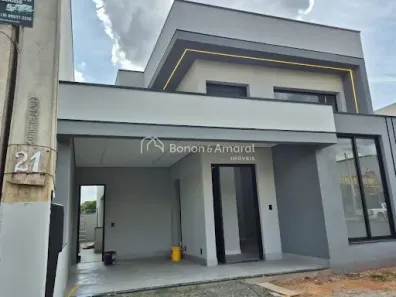 Casa de Condomínio com 3 Quartos à venda, 140m² no Jardim Flamboyant, Paulínia