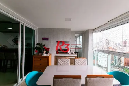 Apartamento com 3 Quartos à venda, 125m² no Boqueirão, Santos