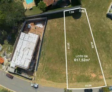 Lote/Terreno à venda, 618m² no Jardim Arizona, Itatiba