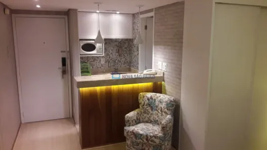 Apartamento com 1 Quarto para alugar, 29m² no Moema, São Paulo