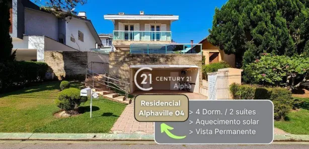 Casa de Condomínio com 4 Quartos à venda, 271m² no Alphaville, Santana de Parnaíba