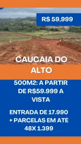 Lote/Terreno à venda, 500m² no Altos de Caucaia (Caucaia do Alto), Cotia