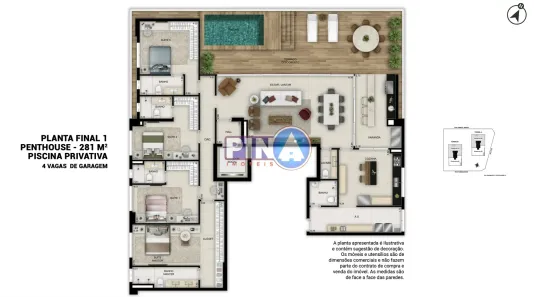 Cobertura com 4 Quartos à venda, 281m² no Serrinha, Goiânia
