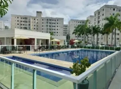 Apartamento com 2 Quartos para alugar, 52m² no Buraquinho, Lauro de Freitas
