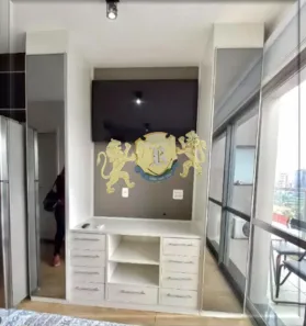 Flat com 1 Quarto para alugar, 44m² no Vila Cordeiro, São Paulo
